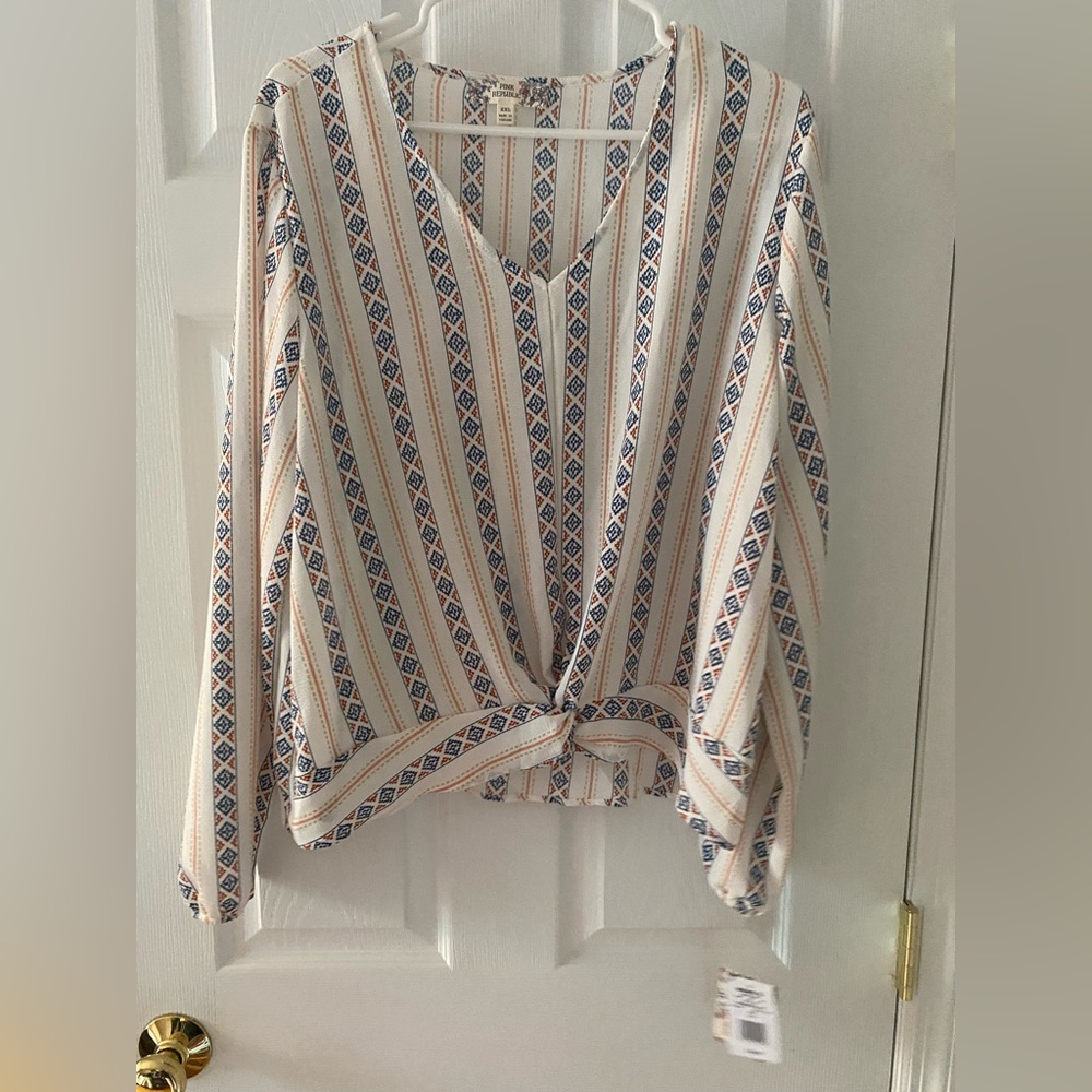 NWT Pink Republic long sleeve blouse